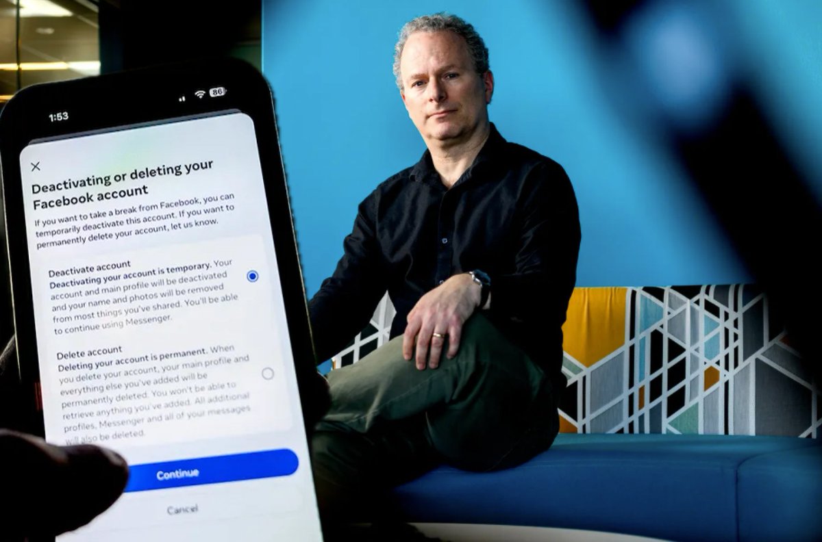 Temporarily deactivating FB or IG may boost emotional well-being, finds a major study co-led by #NetSI 's David Lazer using data from 35K+ participants.  

National Bureau of Economic Research study 🔗 bit.ly/3ROuo0G 
NGN story 🔗 bit.ly/4daf3Bp