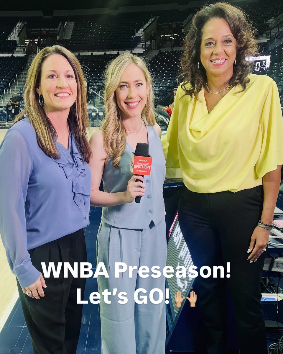 Krista Blunk (@kristablunk) on Twitter photo Ready To GO! <a href="/WNBA/">WNBA</a> Preseason at Notre Dame! <a href="/LVAces/">Las Vegas Aces</a> <a href="/DallasWings/">Dallas Wings</a> Kicking off Year 29! w/ <a href="/WBHOF/">WBHOF</a> <a href="/CAROLYNPECK/">CAROLYN PECK</a> and <a href="/KylenMills/">Kylen Mills</a> <a href="/IONWNBA/">WNBA on ION</a> 7ET Ready To GO! <a href="/WNBA/">WNBA</a> Preseason at Notre Dame! <a href="/LVAces/">Las Vegas Aces</a> <a href="/DallasWings/">Dallas Wings</a> Kicking off Year 29! w/ <a href="/WBHOF/">WBHOF</a> <a href="/CAROLYNPECK/">CAROLYN PECK</a> and <a href="/KylenMills/">Kylen Mills</a> <a href="/IONWNBA/">WNBA on ION</a> 7ET