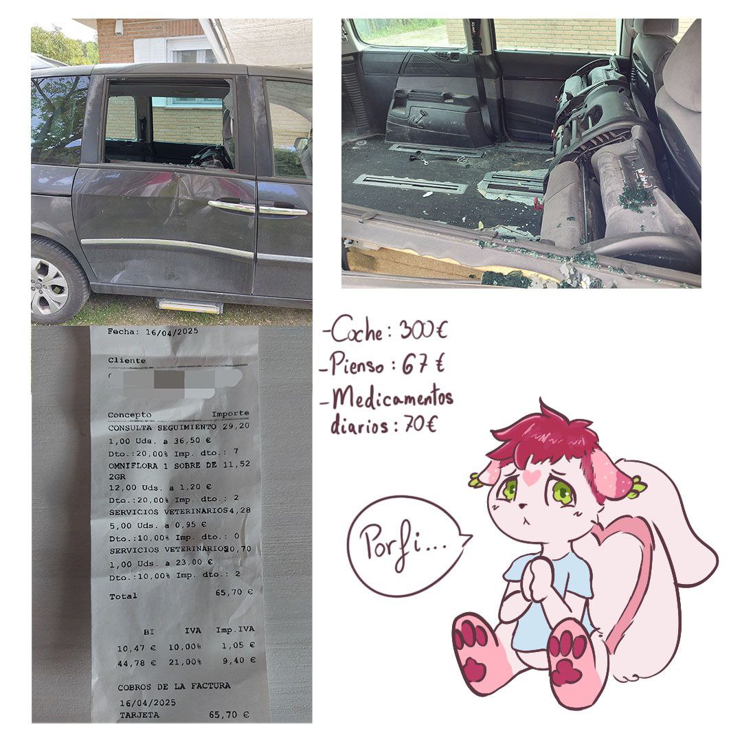 A friend of mine is opening emergency commissions, due to their car being vandalized and their dog needing medicines and special treatmens

Fullbody clean sketches at 10€ each! Take this chance and help this lovely being 💞

instagram.com/milkyy_toons?i…