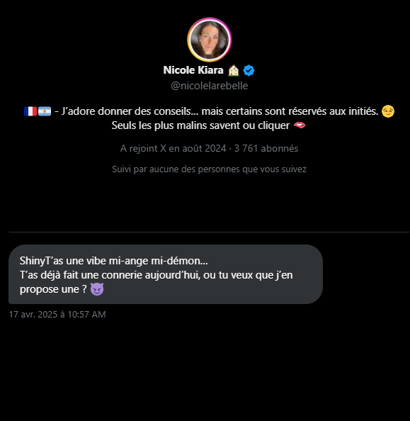 Celle-là on me l'avait jamais faite en 12 ans d'activité ici. Bon bah je retourne sur Bluesky salut