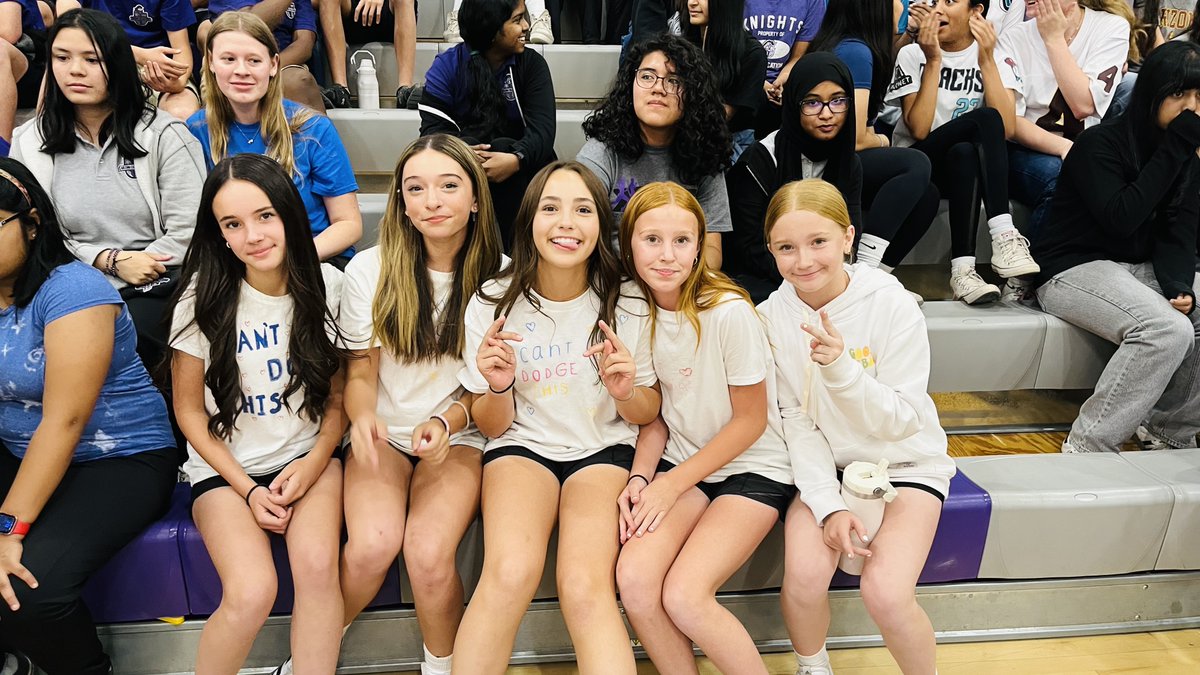 It was our annual Dodgeball Assembly today! Congratulations to the winning girl’s team, “Can’t Dodge This”, and winning boy’s team, “The Good Boys”! These teams combined to go up against the Teachers’ team and came out victorious😁. Thank you Stuco for organizing! So Fun!