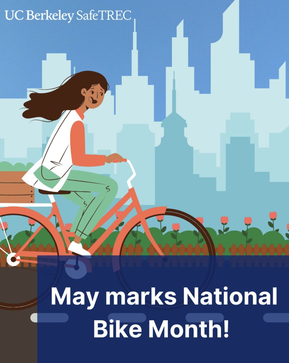 May is #BikeMonth! Explore our round up of events, resources and #BicycleSafety tips encouraging safe, fun biking for all: catsip.berkeley.edu/news/may-marks…