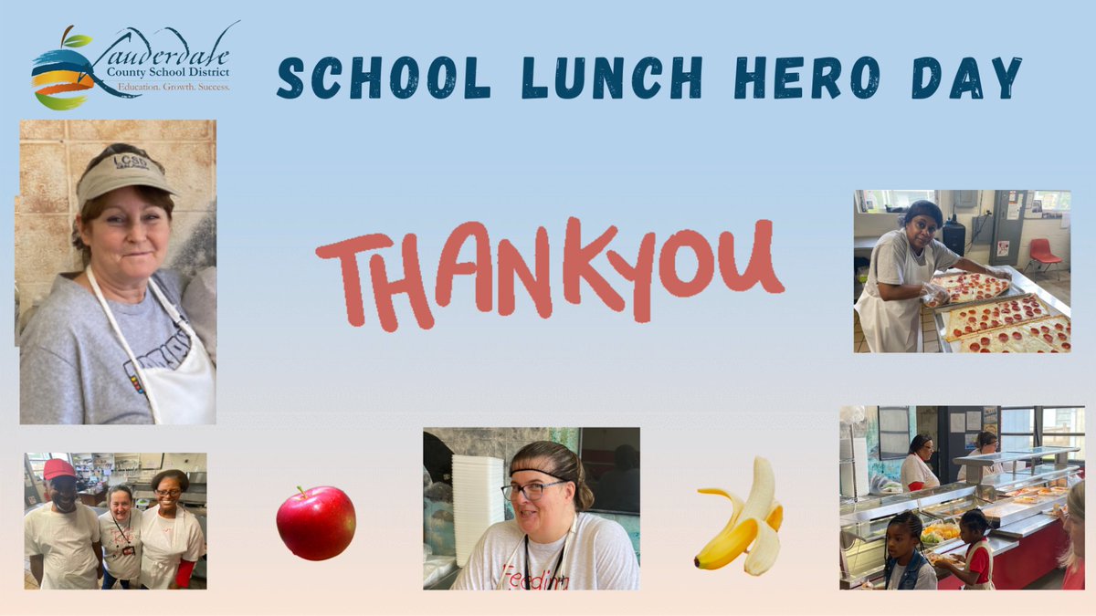 We extend our heartfelt thanks to the dedicated members of the Child Nutrition Department on each campus. Your hard work, kindness &amp; commitment to serving our students every day make a lasting impact.  You are true heroes in our schools! #LCSDExcellence #FutureFocused