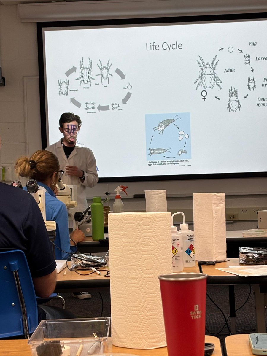 alex_revynthi's tweet image. May is a month dedicated to #acarology. On May 1-2 #Extension  county faculty participated in an in-service training on #mites of Ag importance. Special thanks to the presenters and the @IFAS_Extension for the support! @UFTropical @UFEntNem @UF_IFAS