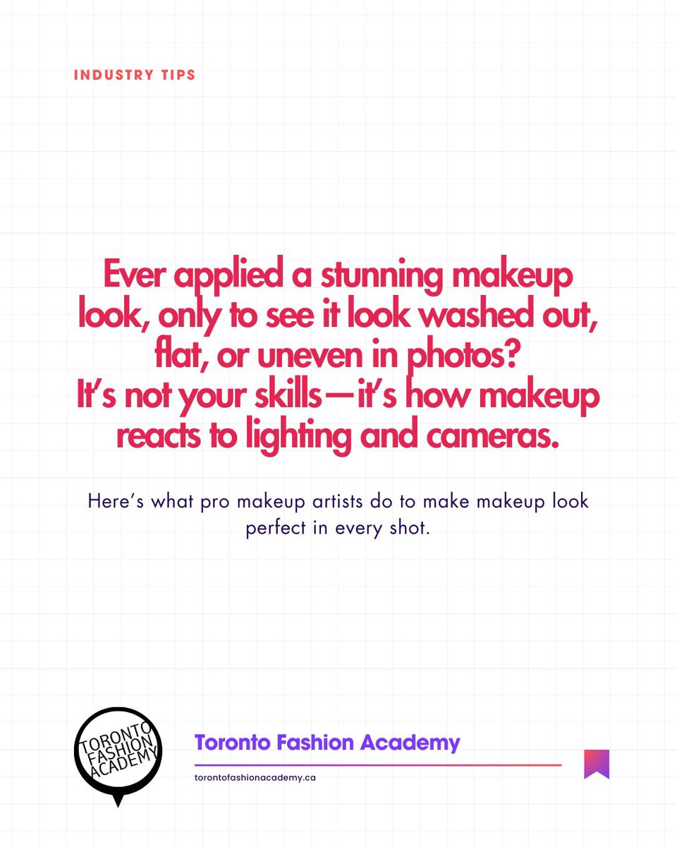 TFAOfficial's tweet image. Lighting + lens = different rules.

Skip the SPF, contour with purpose, and blend like a pro.

Comment &quot;Photo-Ready&quot; on IG for the full checklist!
#MakeupTips #PhotoReady #MUATips #HDMakeup #CameraReady #BeautyHacks #TFA #makeuptutorial #makeuptipstiktok #beautytips101