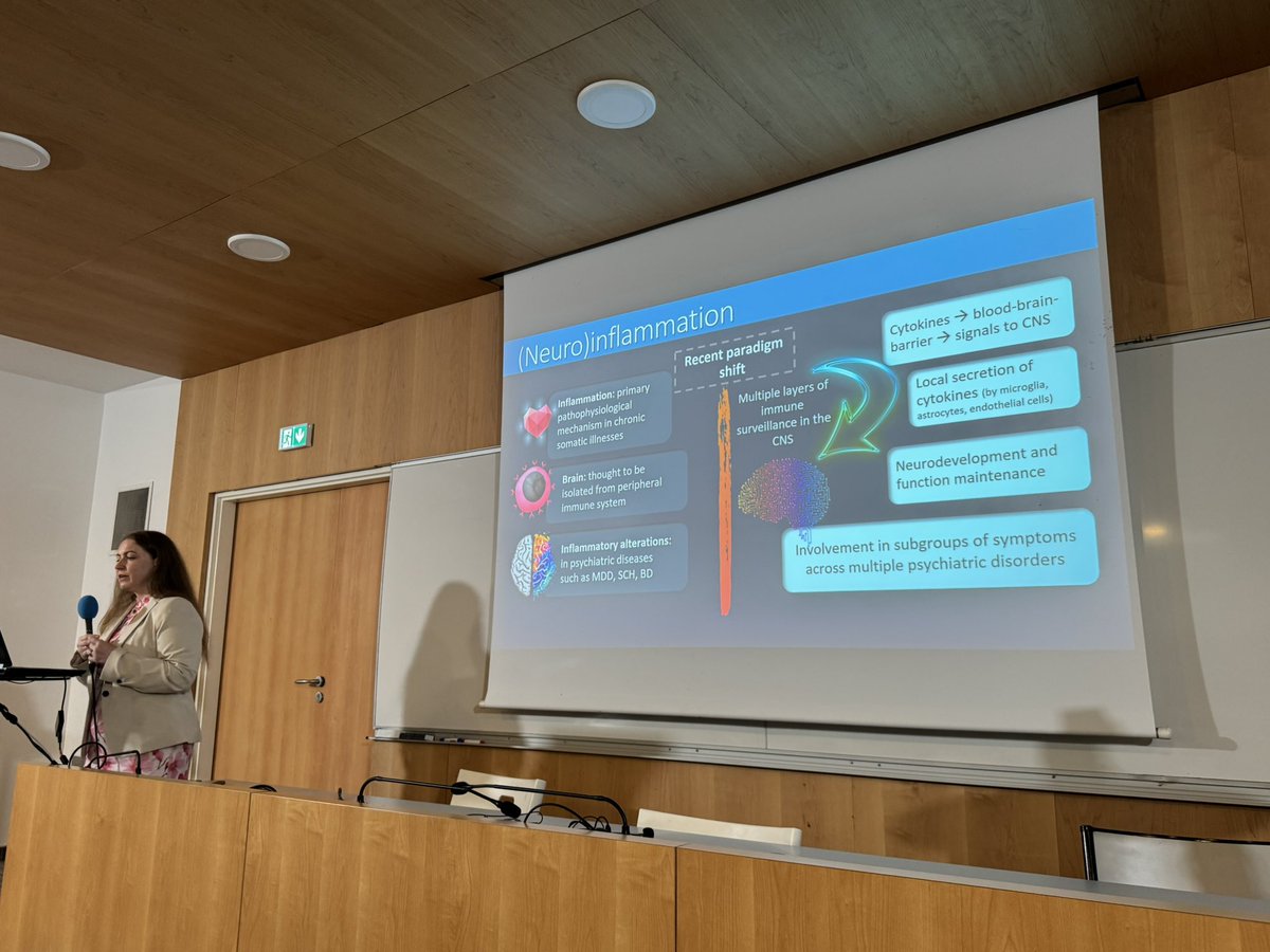 Giuseppe Fanelli (@giufanelli) on Twitter photo Proud of a session on #suicide risk at #ECNP School in Bordeaux 🇫🇷 with talks by <a href="/Lejlachc/">Lejla Colic</a> (imaging), <a href="/Ale_Pig/">Alessandro Pigoni</a> (machine learning), and Xenia Gonda (genetics of inflammation & suicide).
Thanks to the <a href="/ecnptweets/">ECNP</a> Network on Suicide Research & Prevention.
#SuicidePrevention Proud of a session on #suicide risk at #ECNP School in Bordeaux 🇫🇷 with talks by <a href="/Lejlachc/">Lejla Colic</a> (imaging), <a href="/Ale_Pig/">Alessandro Pigoni</a> (machine learning), and Xenia Gonda (genetics of inflammation & suicide).
Thanks to the <a href="/ecnptweets/">ECNP</a> Network on Suicide Research & Prevention.
#SuicidePrevention
