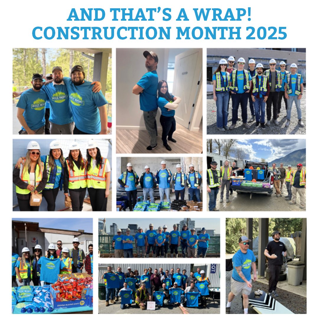 #ConstructionMonth2025 came to a close earlier this week. Thank you for celebrating with us &amp; helping shine a spotlight on the BC Construction industry throughout April. 

View the final recap newsletter:  bit.ly/44TW8sl

#BCConstruction #LunchBoxCelebration #BuiltRight