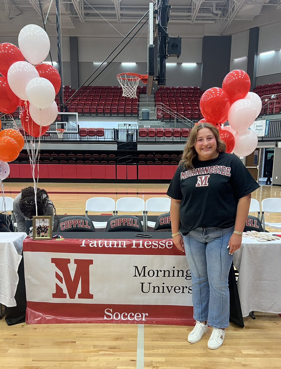 Very proud of these two for their commitment to play college soccer. They both love playing soccer and are going to do great things at the next level. They are fantastic players but even better people.

Annemarie Oilepo- Midland University
Tatum Hesse- Morningside University