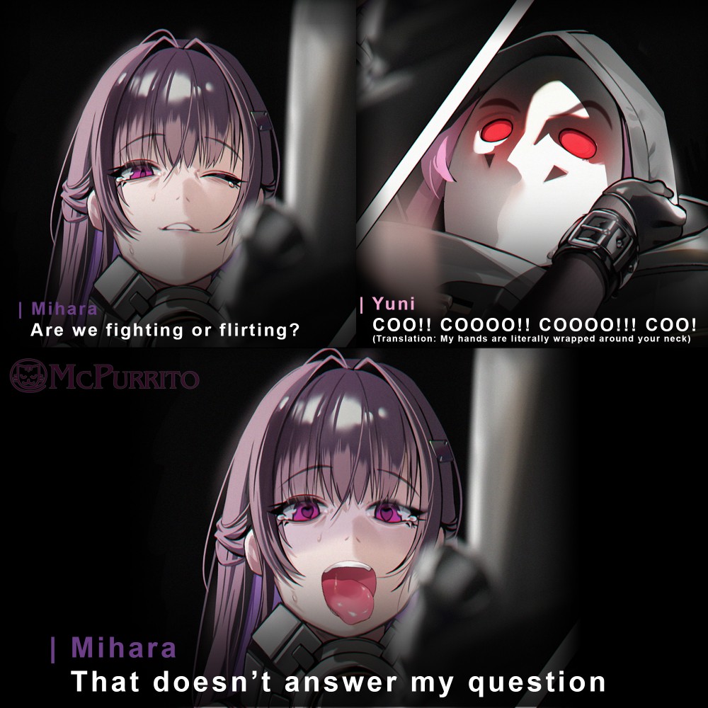 Sir_Purrito's tweet image. Some Memes i made for the Blablalink contest Part1/2 🤭
Bablalink source in case you wanna support my entry 🤗
blablalink.com/post/detail?po…
#NIKKE #NIKKEAnniversary #GoddessofVictoryNIKKE