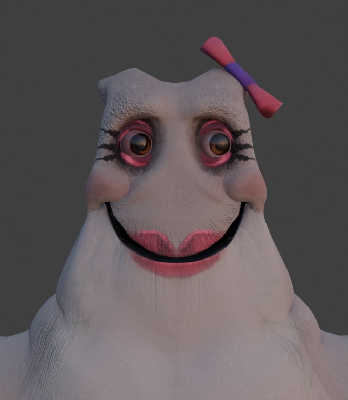 Anyways I fixed Banbaleena's model I can't wait to animate her violating the parent's personal space