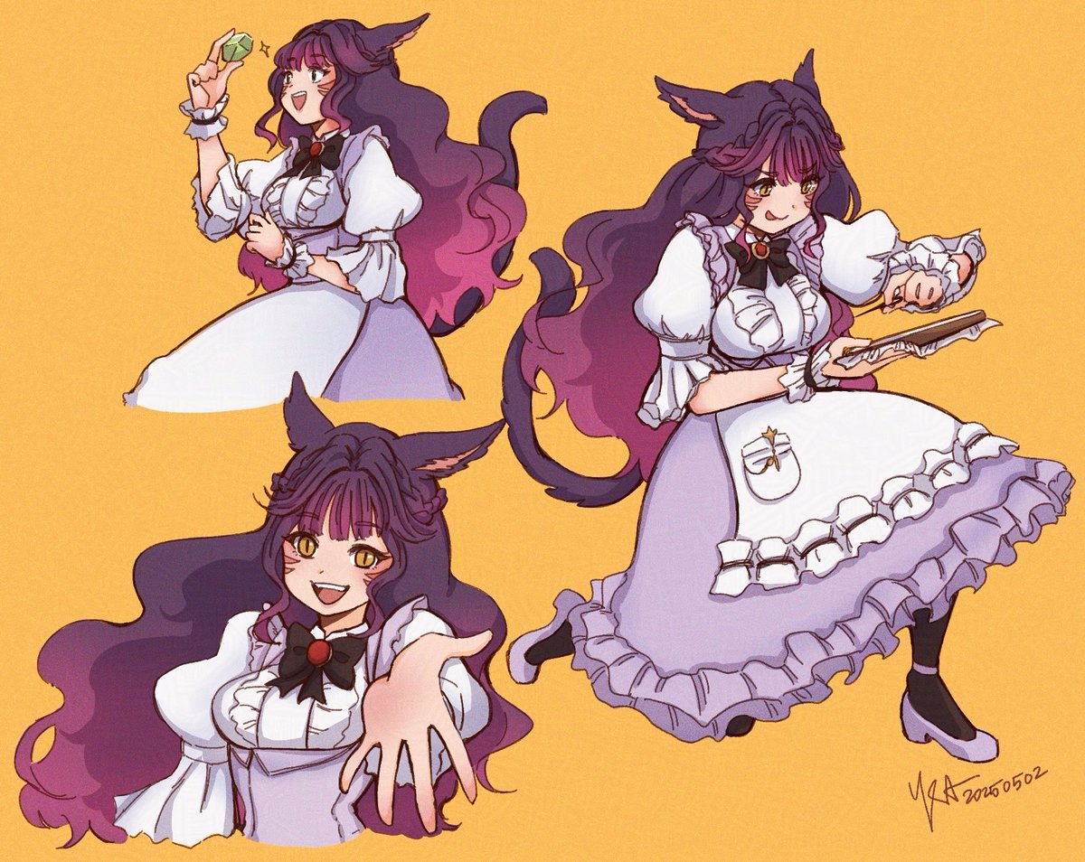 catgirl maaaid #ffxivart