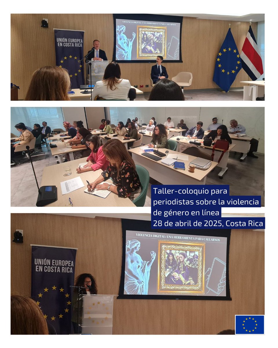 UEenPanama's tweet image. La UE apoya la Alianza para el Desarrollo en Democracia en el fomento de medios de comunicación independientes, acceso a la información y lucha contra la desinformación. Esta semana periodistas 🇵🇦🇨🇷🇩🇴🇪🇨 participaron del taller contra la violencia de género en línea.