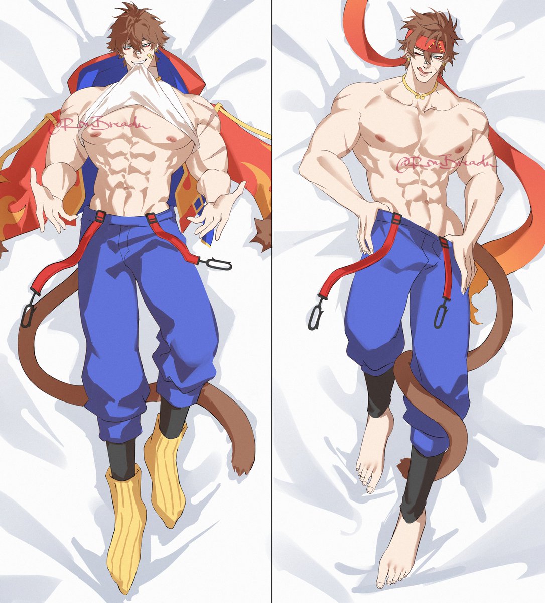 Uhm...yeah he's just...chilling. 👁️👄👁️;;;
#KenjiArt