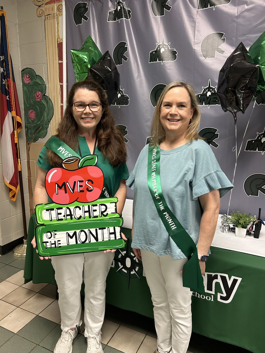 MVESGainesville's tweet image. Congrats to our April Teacher and Staff Member of the Month! 🌟Heather Riley and Stephanie Gibson 👏 Thanks to our partners at Sullivan and Schlieman Wealth Management for sponsoring this monthly recognition for our team! 💚 @Hall_Schools #ThankAnEducator #TheTrojanWay
