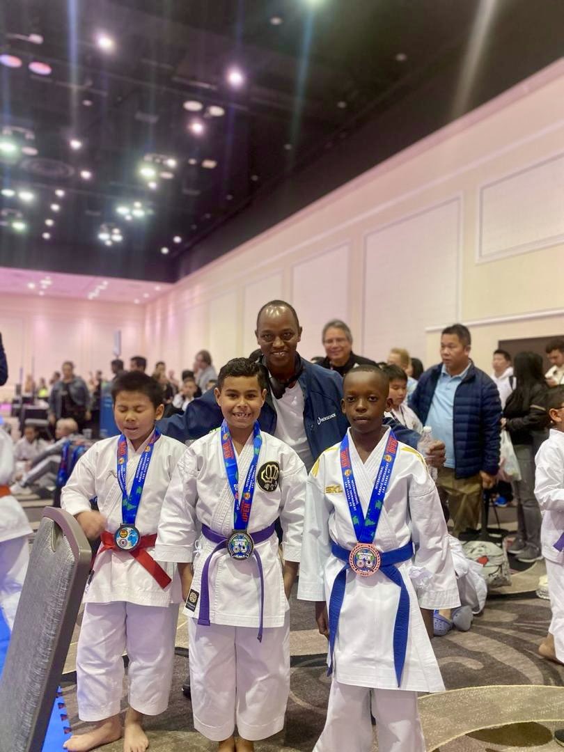 Japan Karate Association - Rwanda (@jka_rwanda) on Twitter photo Let's hear it for Ufitingabire Hozy Ezy! Double podium finish at the North American Open 2025 with 3rd place in both Kumite (April 6th) and Kata (April 5th), Novice 7-8 yrs Male!
<a href="/Rwanda_Sports/">Ministry of Sports|Rwanda</a> <a href="/RwandaKarate/">Rwanda Karate Federation (FERWAKA)</a> <a href="/ruguy/">Rurangayire Guy Didier</a> <a href="/SGI_Academy/">SGI – Sports Academy</a> <a href="/AAUUSAKarate/">AAUKarateNtlProgram</a> Let's hear it for Ufitingabire Hozy Ezy! Double podium finish at the North American Open 2025 with 3rd place in both Kumite (April 6th) and Kata (April 5th), Novice 7-8 yrs Male!
<a href="/Rwanda_Sports/">Ministry of Sports|Rwanda</a> <a href="/RwandaKarate/">Rwanda Karate Federation (FERWAKA)</a> <a href="/ruguy/">Rurangayire Guy Didier</a> <a href="/SGI_Academy/">SGI – Sports Academy</a> <a href="/AAUUSAKarate/">AAUKarateNtlProgram</a>