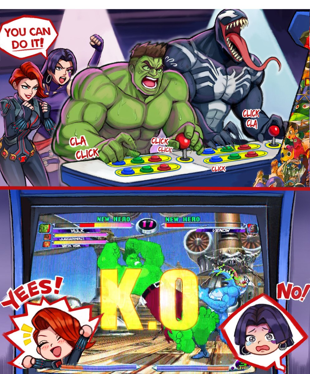The rivalry is strong...  #MarvelRivals