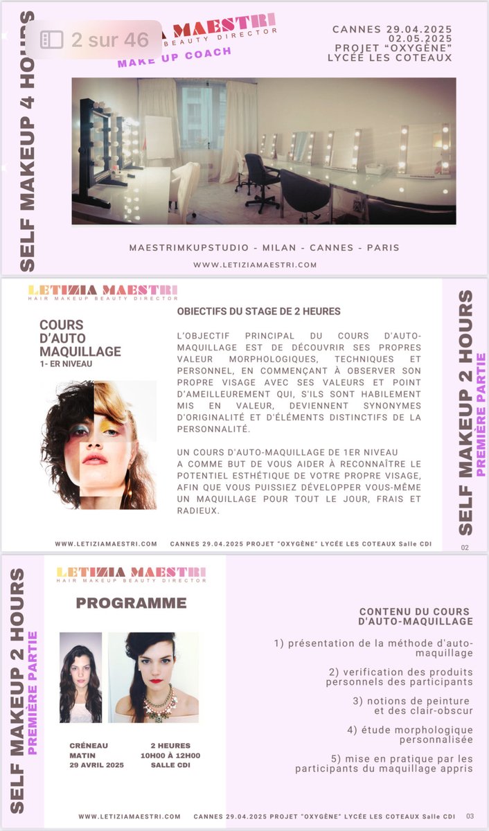 Projet oxygène : Self Makeup 4 hours