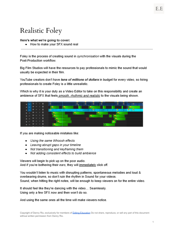 YouTube is a game of decision making...

Poor Sound Design is the prime determinant of whether your audience will click off your video or not.