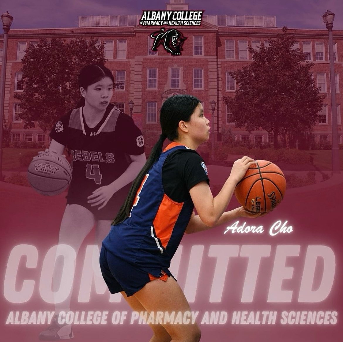 Congrats to <a href="/AdoraCho/">Adora Cho</a> who will continue her academic &amp; basketball career at D3 <a href="/ACPHSPanthers/">ACPHS Panthers</a> . Adora was a 3-year Varsity Starter at GNS HS &amp; averaged 17.3 ppg this season. She was named All County Hon. Mention &amp; Academic All State. She played for Level Up for the last 3 years.