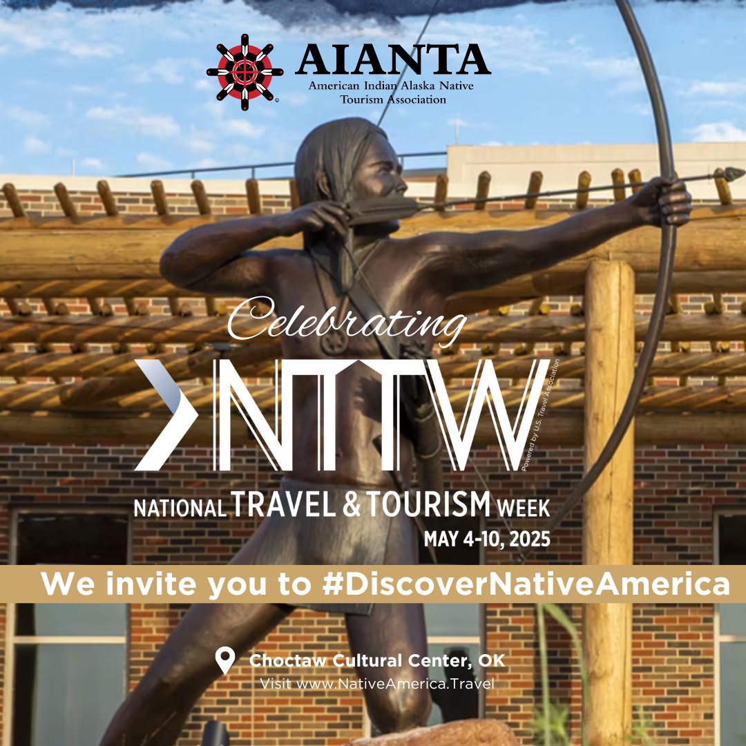 It’s #NTTW25! Are you ready to #DiscoverNativeAmerica but not sure where to start? In 2024, AIANTA’s NativeAmerica.Travel partnered with WeTravel to offer visitors an immersive journey into Indigenous cultures, histories &amp; landscapes in the U.S.
 <a href="/USTravel/">U.S. Travel</a>