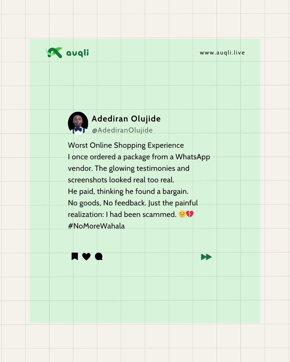 auqliapp's tweet photo. The good news is,This May, we're launching Africa's FIRST live shopping e-commerce platform,VERIFIED sellers, real-time shopping, and no heartbreaks. Just what you ordered. Trust, convenience, and peace of mind are BACK!!
#auqli #auqlilaunch #liveshopping #trustisback https://t.co/tjq0psqNBJ