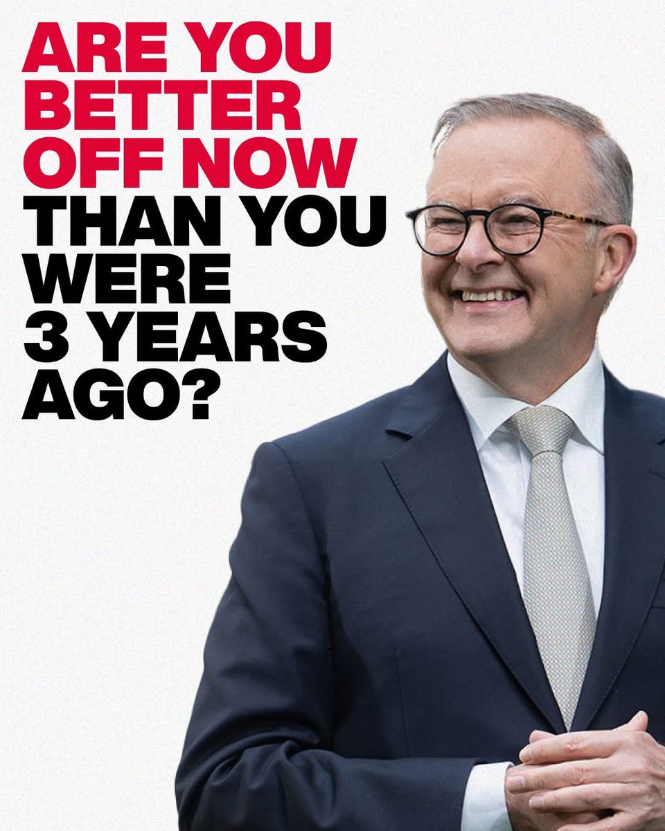 We can't afford 3 more years of Labor. Vote 1 LNP.