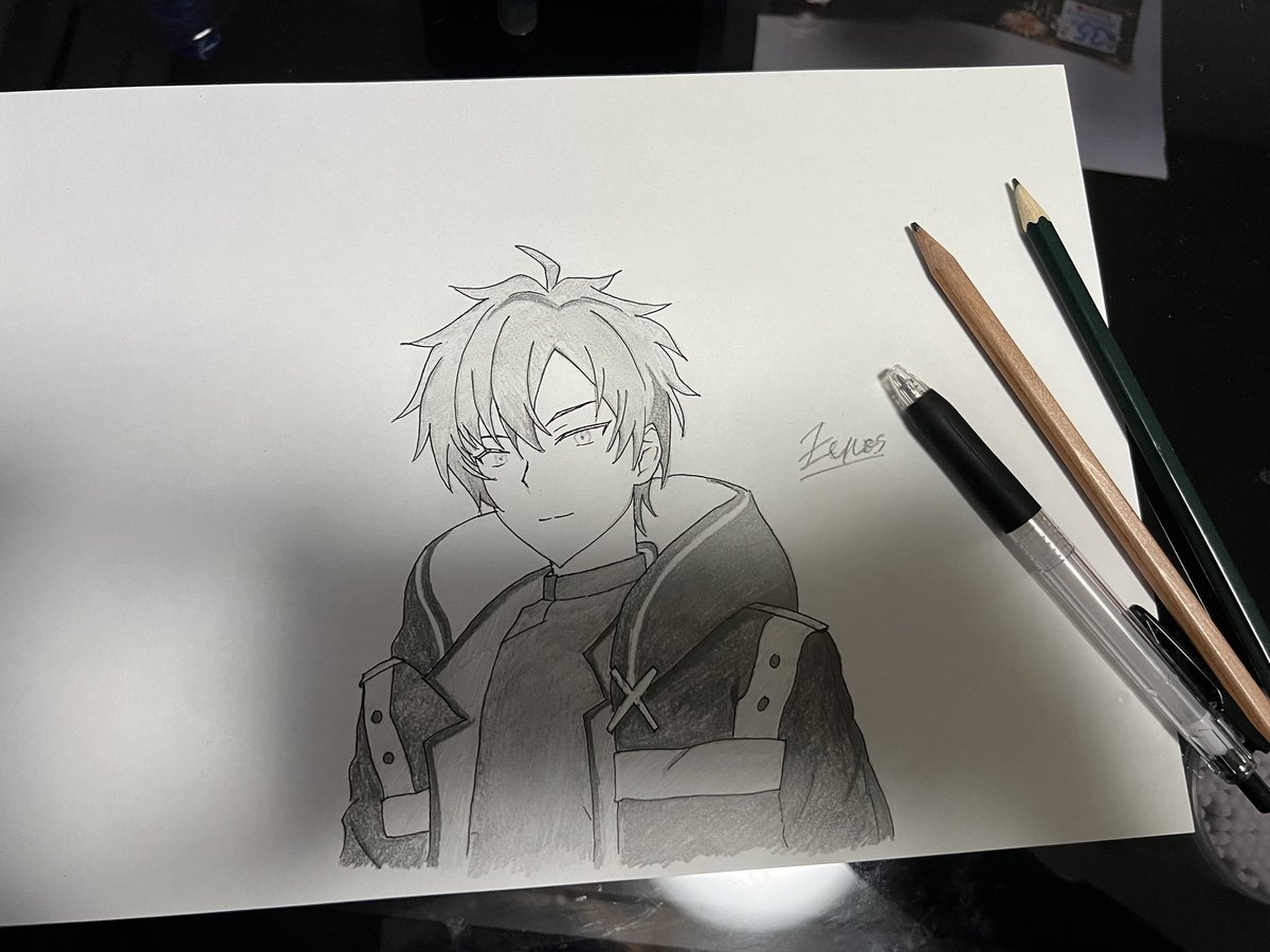 #絵描きさんと繫がりたい  #絵描き 
前回描いたのに黒で色つけしてみた〜