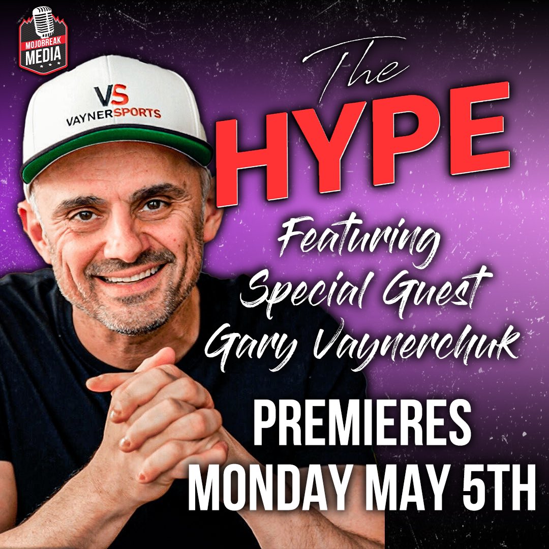 Mojobreak Media (@mojobreakm) on Twitter photo Don’t miss our conversation with <a href="/garyvee/">Gary Vaynerchuk</a> this Monday on our Mojobreak Media YouTube channel and wherever you get podcasts! <a href="/CodyPasby/">Cody Pasby</a> talks to Gary about the upcoming release of Topps Chrome VeeFriends and what’s to come from the VeeFriends brand. Premieres this Monday May 5th! Don’t miss our conversation with <a href="/garyvee/">Gary Vaynerchuk</a> this Monday on our Mojobreak Media YouTube channel and wherever you get podcasts! <a href="/CodyPasby/">Cody Pasby</a> talks to Gary about the upcoming release of Topps Chrome VeeFriends and what’s to come from the VeeFriends brand. Premieres this Monday May 5th!