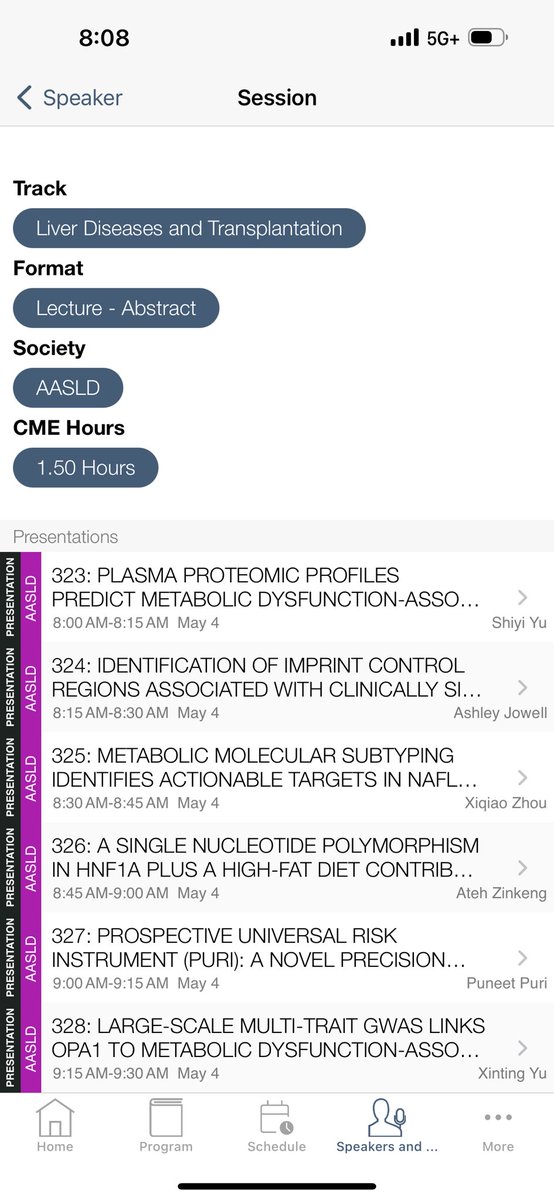 Ma Ai Thanda Han (@thandahan) on Twitter photo Please Join us on May 4 8-9:30 am to discuss Novel MASLD biomarkers. eppro01.ativ.me/appinfo.php?pa…
#DDW2025 <a href="/UAzMedPhxChair/">Mike Fallon, MD</a> <a href="/UATransplantHep/">UACOM-P Transplant Hepatology Fellowship</a> <a href="/DDWMeeting/">Digestive Disease Week</a> Please Join us on May 4 8-9:30 am to discuss Novel MASLD biomarkers. eppro01.ativ.me/appinfo.php?pa…
#DDW2025 <a href="/UAzMedPhxChair/">Mike Fallon, MD</a> <a href="/UATransplantHep/">UACOM-P Transplant Hepatology Fellowship</a> <a href="/DDWMeeting/">Digestive Disease Week</a>