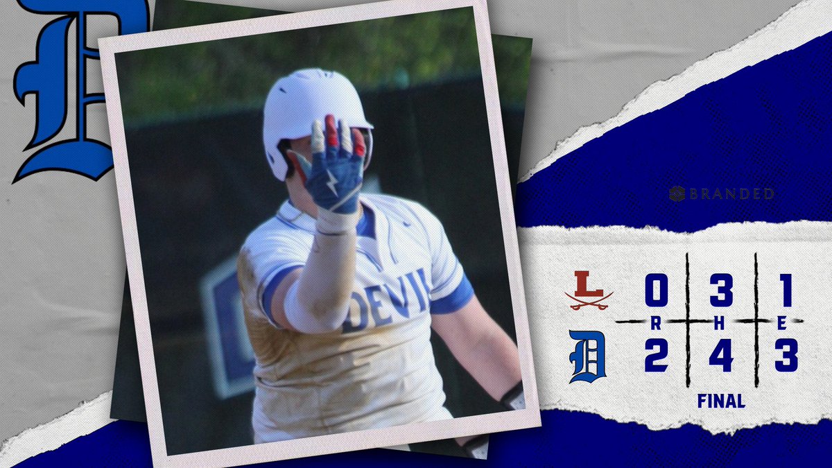 DEVILS WIN‼️

We take down Lee in a pitcher’s duel!

WP:  A. Lane
Top Hitter:  #1 D. Carter:  2-2

Next Up:  vs. Abingdon - Monday, 4:00 PM.