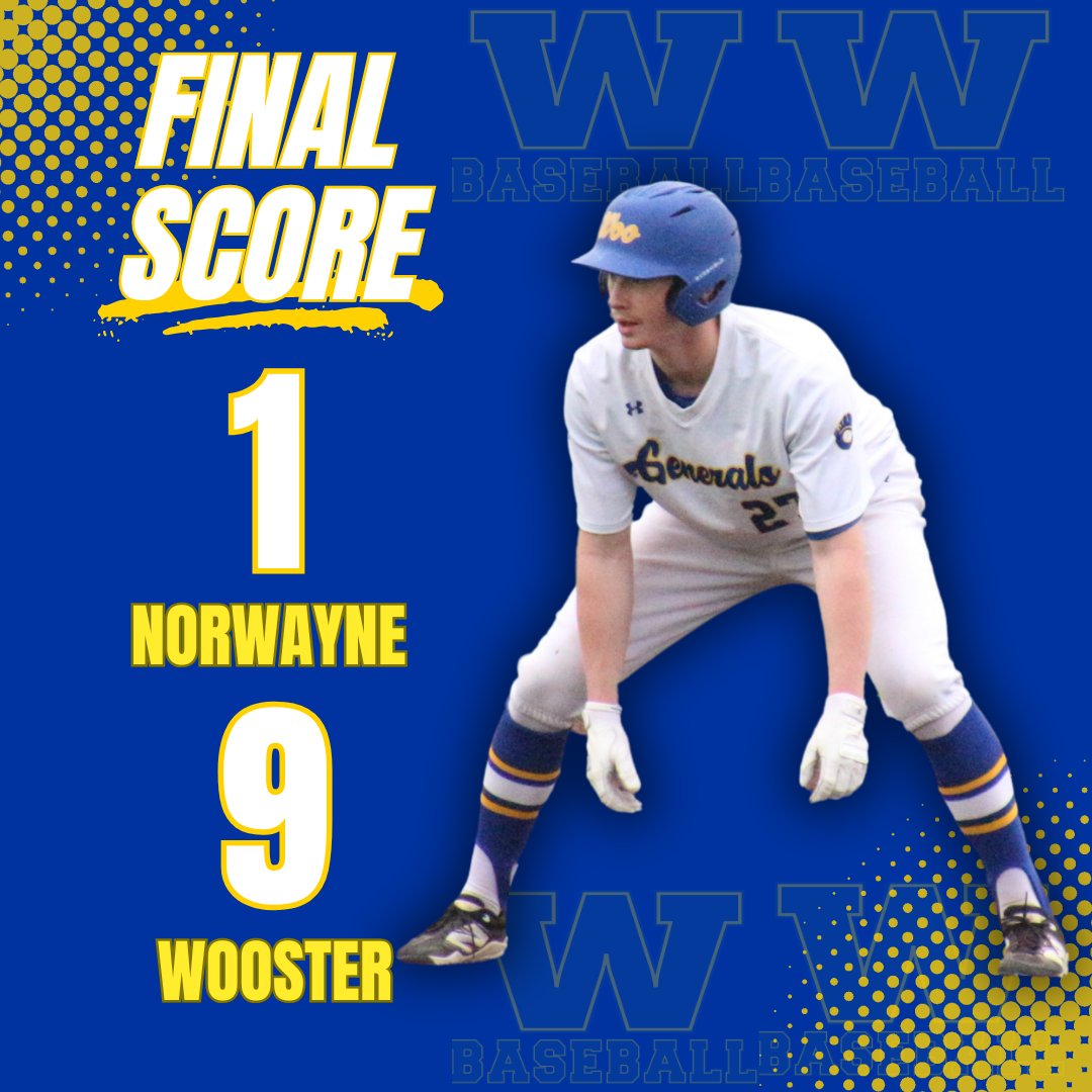 Woo_Baseball (@woo_baseball) on Twitter photo 🚨 VARSITY FINAL🚨
Norwayne 1, Wooster 9! We move to 14-3 (6-1) behind a 2nd consecutive 💎 by <a href="/BrianLapp26/">Brian Lapp</a> (6IP, 0R, 6K)!
Offense led by:
<a href="/BradyBowen18/">Brady Bowen</a> 3H, 2R
<a href="/Sam__Nielsen18/">Sam Nielsen</a> 1H, 1R, 3RBI
@brockbowen2424 2H, 1R
<a href="/BrianLapp26/">Brian Lapp</a> 2H, 1R, 3RBI
#RollGennys
#GoWoo | <a href="/alwaysageneral/">Wooster HS Athletics</a> 🚨 VARSITY FINAL🚨
Norwayne 1, Wooster 9! We move to 14-3 (6-1) behind a 2nd consecutive 💎 by <a href="/BrianLapp26/">Brian Lapp</a> (6IP, 0R, 6K)!
Offense led by:
<a href="/BradyBowen18/">Brady Bowen</a> 3H, 2R
<a href="/Sam__Nielsen18/">Sam Nielsen</a> 1H, 1R, 3RBI
@brockbowen2424 2H, 1R
<a href="/BrianLapp26/">Brian Lapp</a> 2H, 1R, 3RBI
#RollGennys
#GoWoo | <a href="/alwaysageneral/">Wooster HS Athletics</a>