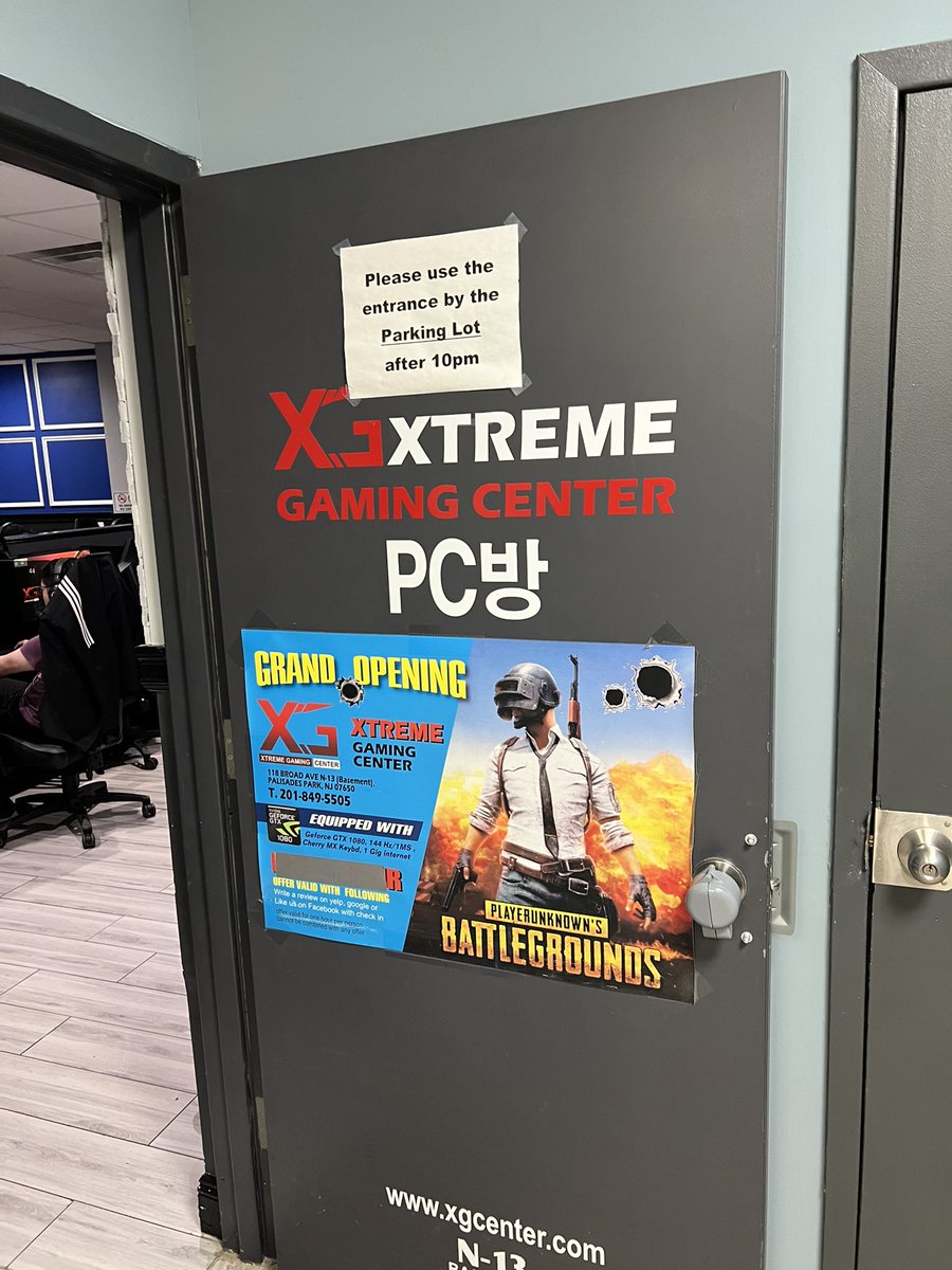 jefudesuyo's tweet photo. XG Center, a PC bang in Palisades Park, NJ from last weekend. #palisadespark #xgcenter #pc방 #pcbang https://t.co/OXQcywjAjQ