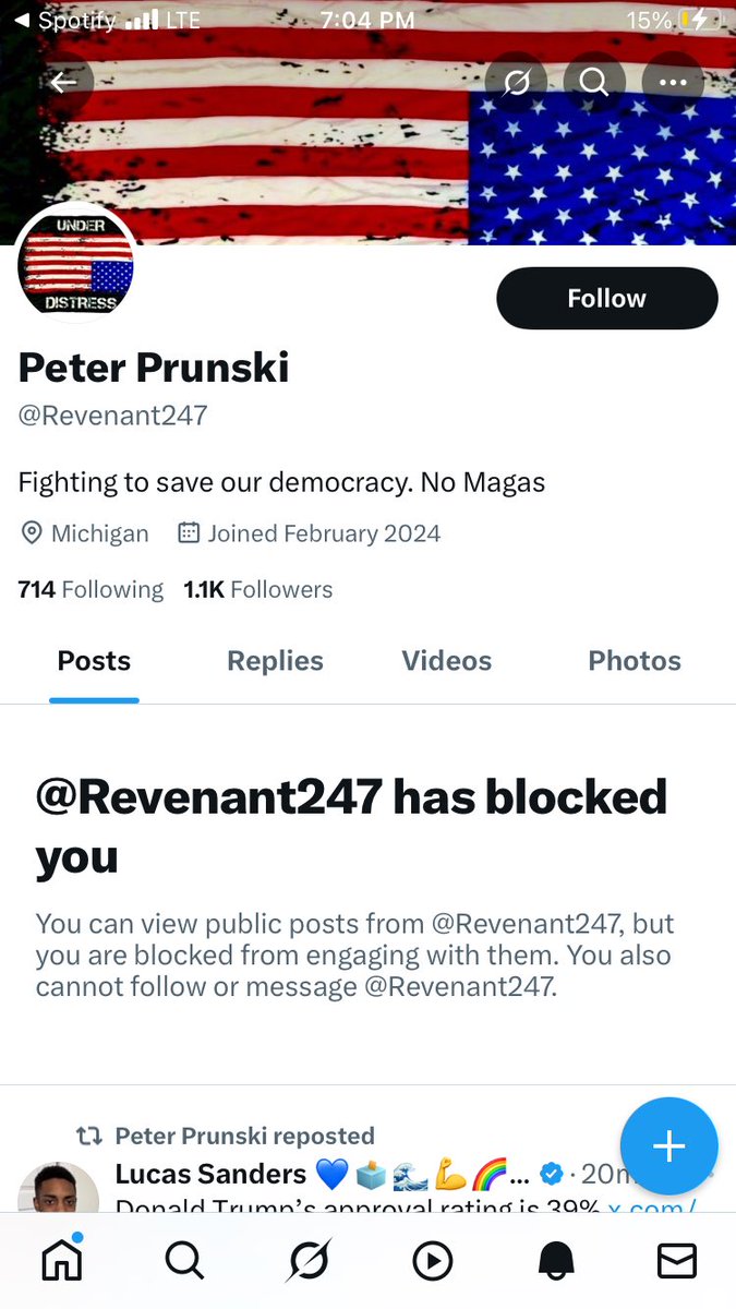 This worthless piece of government trash commented “Another Qnut” 😂🤌  and then blocked me so I can’t reply. These government rats 🐀 are getting desperate.