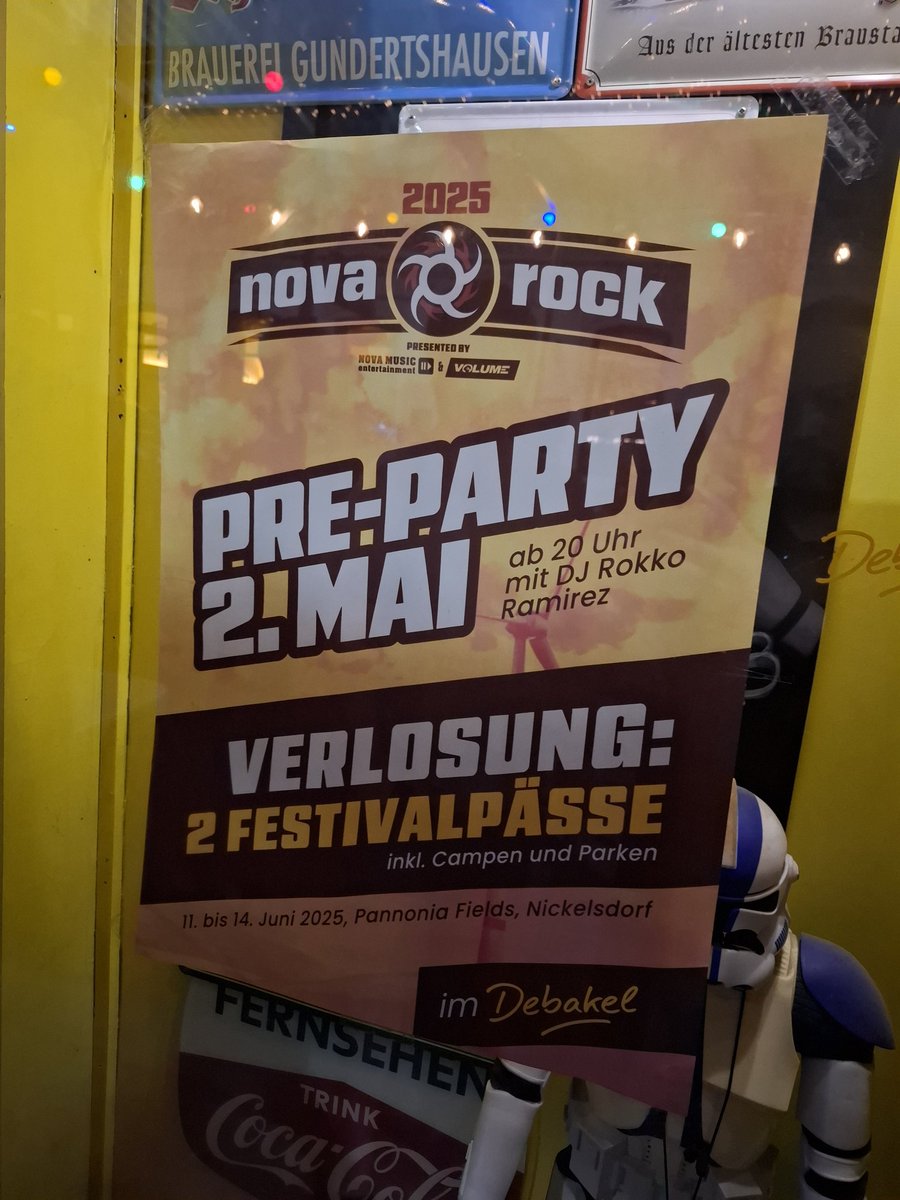 Dieser User hat gerade im #Debakel Tickets fürs NovaRock gewonnen und freut sich ganz außerordentlich. 🥳