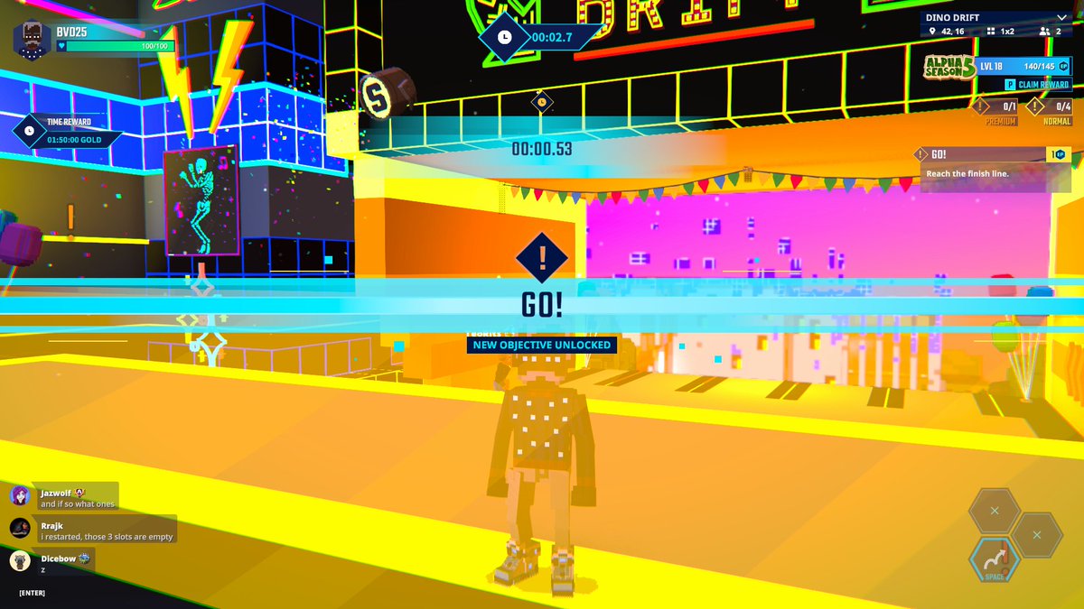 Can you beat this race in record time? <a href="/TheSandboxGame/">The Sandbox</a> 🏁⌛️ tsbga.me/TheSandbox #AlphaSeason5