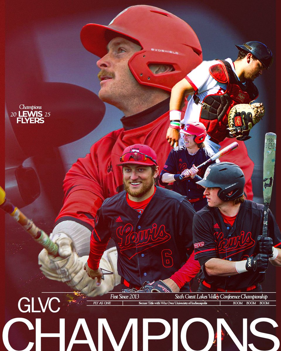 Lewis Athletics ✈️ (@lewisflyers) on Twitter photo GLVC CHAMPIONS
The Flyers Clinch the Regular Season Championship with a 16-4 win over UINDY
#Flyasone | #Ncaabaseball | <a href="/LewisBaseball/">Lewis Baseball</a> GLVC CHAMPIONS
The Flyers Clinch the Regular Season Championship with a 16-4 win over UINDY
#Flyasone | #Ncaabaseball | <a href="/LewisBaseball/">Lewis Baseball</a>