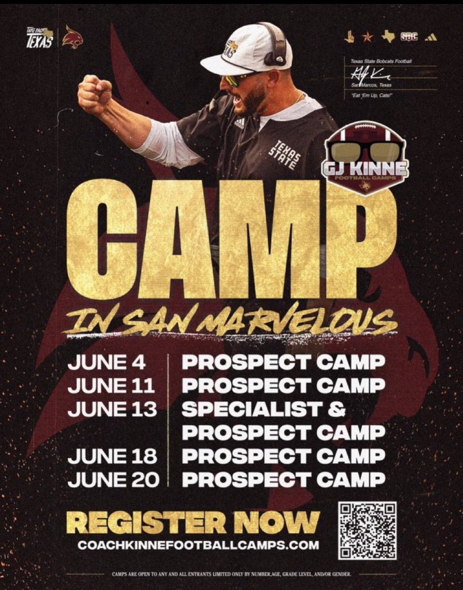 AydenTate23 (@aydentate032608) on Twitter photo I would like to thank Coach O for the personal camp invite. I can’t wait to see what Texas State University has to offer. I’m so excited!! Thanks again coach see you soon!! <a href="/TrustMyEyesO/">⭕️FFERTUNITY</a> I would like to thank Coach O for the personal camp invite. I can’t wait to see what Texas State University has to offer. I’m so excited!! Thanks again coach see you soon!! <a href="/TrustMyEyesO/">⭕️FFERTUNITY</a>