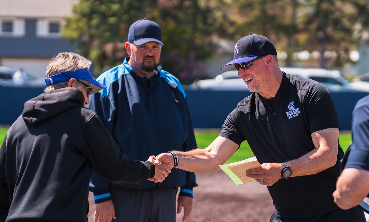 NSIC (@northernsunconf) on Twitter photo #NSICSB Tournament Pregame Handshake!
That's 65 combined years of <a href="/NCAASoftball/">NCAA Softball</a> coaching experience and over 2,400 wins between the two!
Minnesota State's Lori Meyer and Winona State's Greg Jones #Legends
#NSICSB #YourTimeToShine #NSICProud #NSICSB Tournament Pregame Handshake!
That's 65 combined years of <a href="/NCAASoftball/">NCAA Softball</a> coaching experience and over 2,400 wins between the two!
Minnesota State's Lori Meyer and Winona State's Greg Jones #Legends
#NSICSB #YourTimeToShine #NSICProud