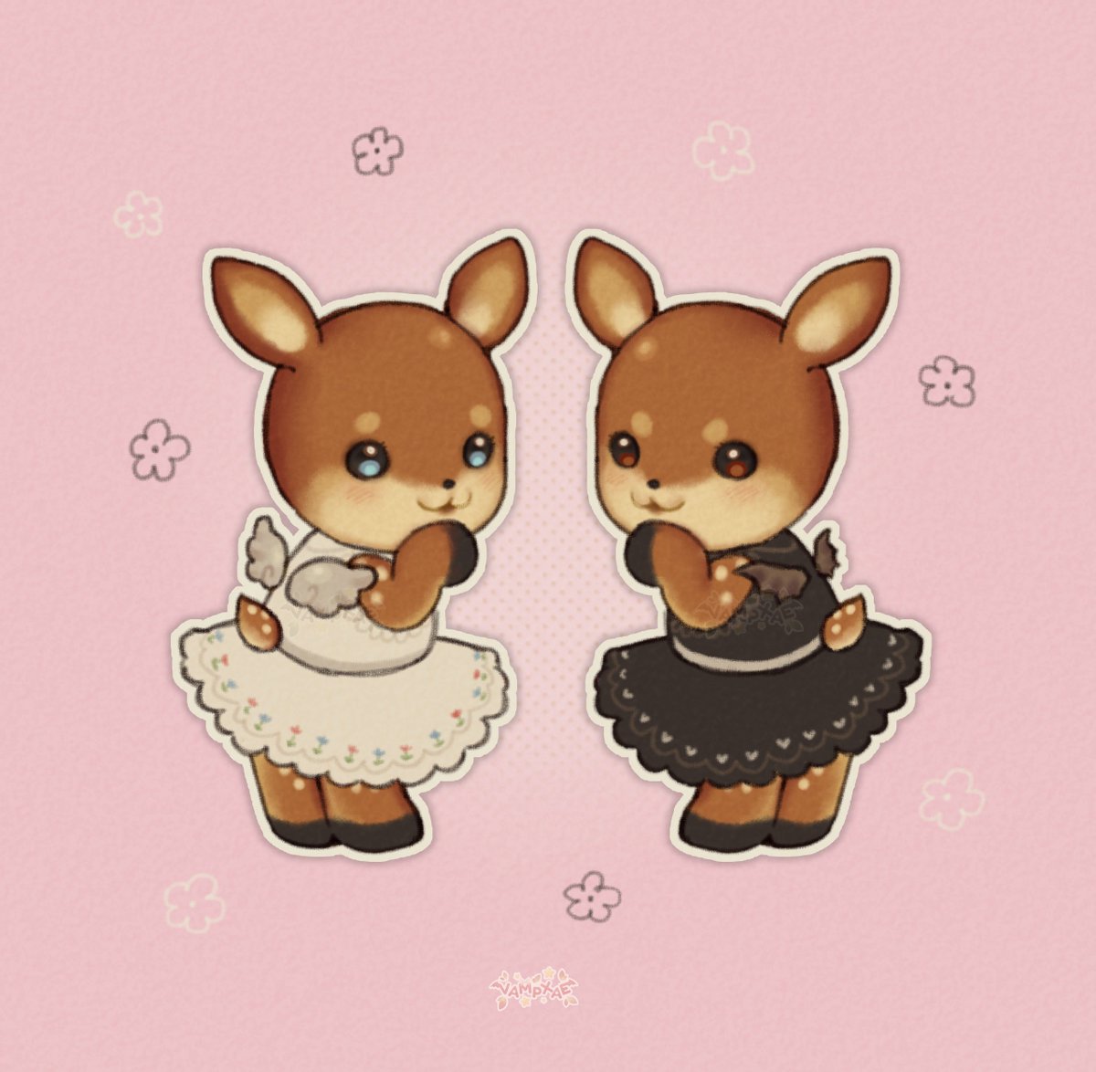 vampxae's tweet image. Hii! My name is Vamp! I like drawing cute stuff and making fanart of characters of games and series!  🤍
#VGenCode