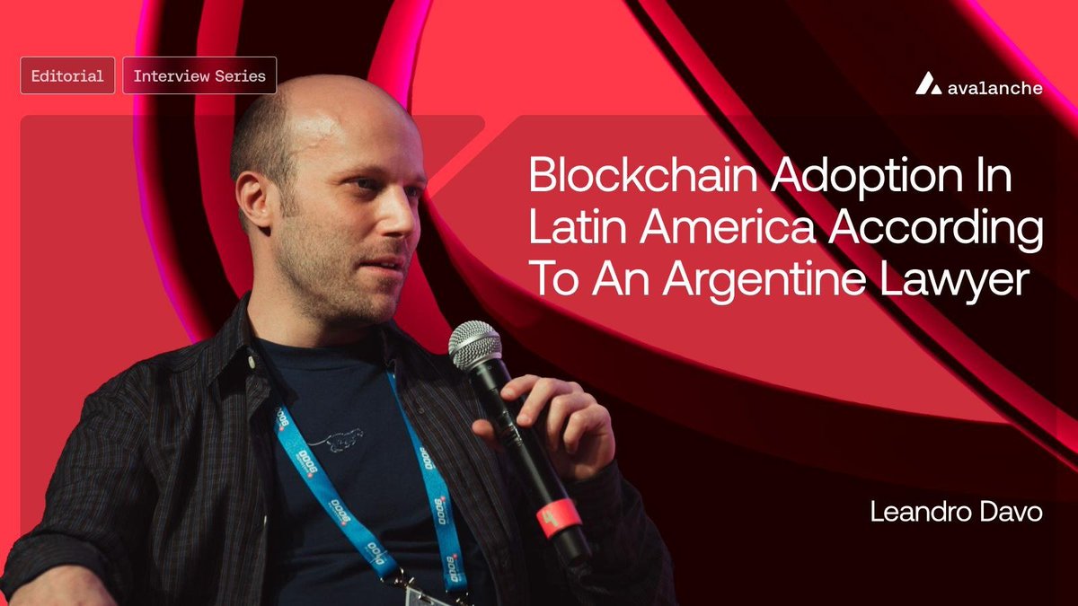 Lolasays30's tweet image. Curious about how blockchain is changing lives in #LatinAmerica? 

It’s not just hype! In this article, @Leandro84D explains how it’s doing so by solving everyday problems and building trust. Dive in to see how #BlockchainAdoption is quietly booming across the region! (By🔺🔺 🔺)