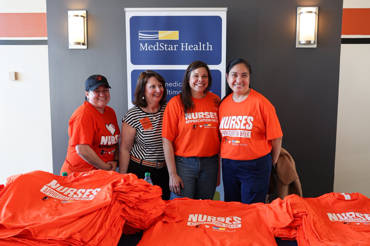 OsCommunity's tweet image. In celebration of Nurses Week, we welcomed nurses from @MedStarHealth to The Yard!