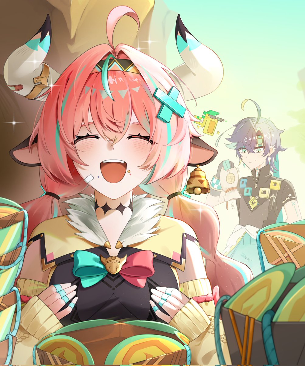 잘 먹었습니다~🩷
#Varesa #kinich #GenshinImpact