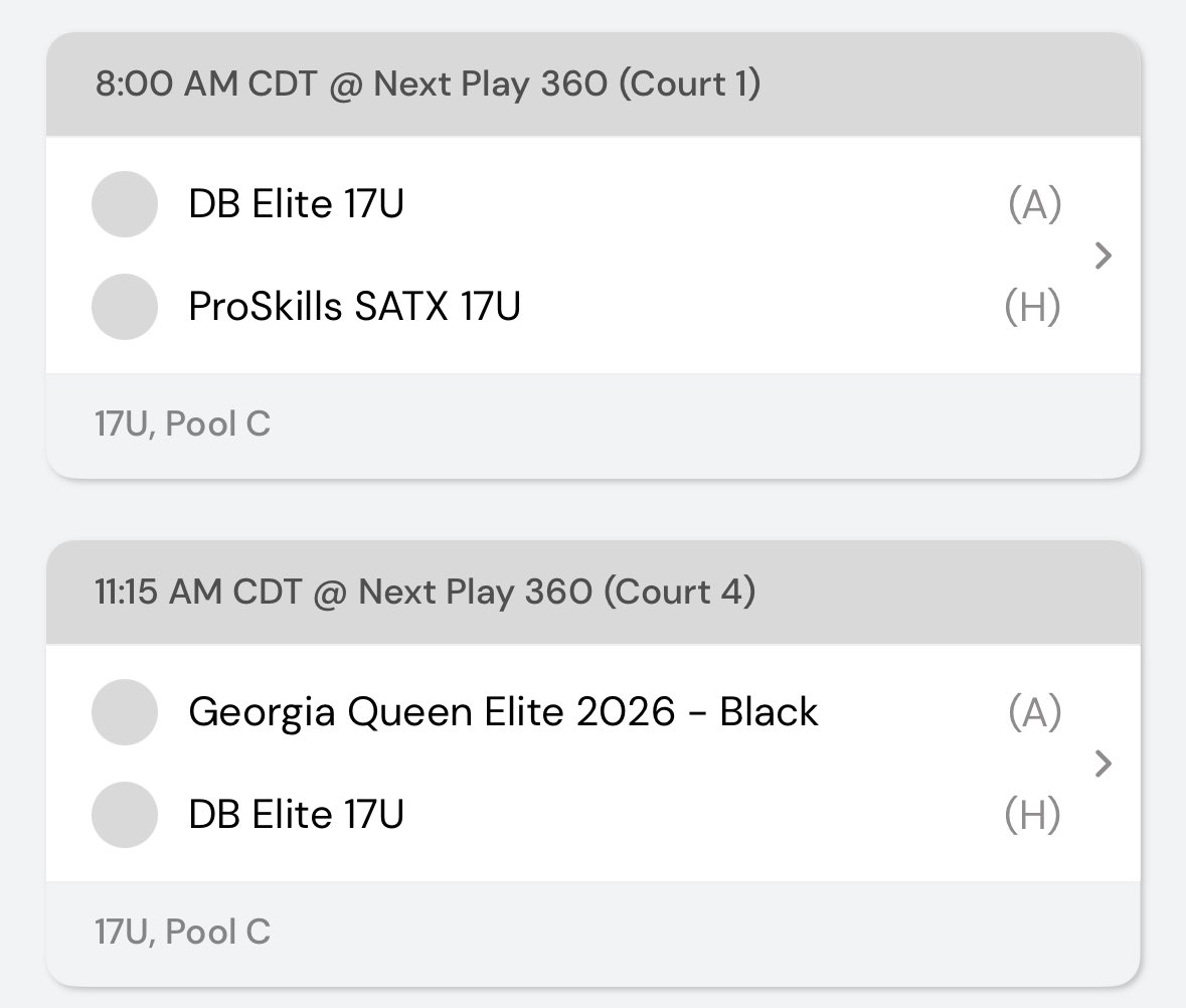 Lyla Bagwell (@lyla_bagwell) on Twitter photo Come check us out in Marietta, Georgia this weekend at Prep Girls Hoops Peach Games!๐๐
<a href="/DBEliteWomens/">DBEliteWomens</a> Come check us out in Marietta, Georgia this weekend at Prep Girls Hoops Peach Games!๐๐
<a href="/DBEliteWomens/">DBEliteWomens</a>