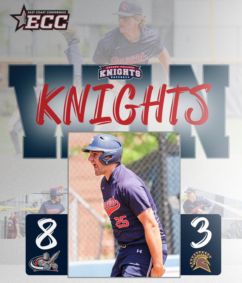 Queens College Knights (@qcknights) on Twitter photo ๐
๐๐๐๐ ๐๐๐ ๐๐๐๐๐๐โ๏ธBehind a stellar start from senior Caleb Cassie, senior <a href="/matthewfilip2/">Matthew Filip</a> drives in the game-winning run before sophomore Peter Nenadich III shuts down STAC as <a href="/QC_Baseball/">Queens College Baseball</a> earned a key game two victory of 8-3 in <a href="/ECCSports/">East Coast Conference</a> play! #knightnation ๐
๐๐๐๐ ๐๐๐ ๐๐๐๐๐๐โ๏ธBehind a stellar start from senior Caleb Cassie, senior <a href="/matthewfilip2/">Matthew Filip</a> drives in the game-winning run before sophomore Peter Nenadich III shuts down STAC as <a href="/QC_Baseball/">Queens College Baseball</a> earned a key game two victory of 8-3 in <a href="/ECCSports/">East Coast Conference</a> play! #knightnation