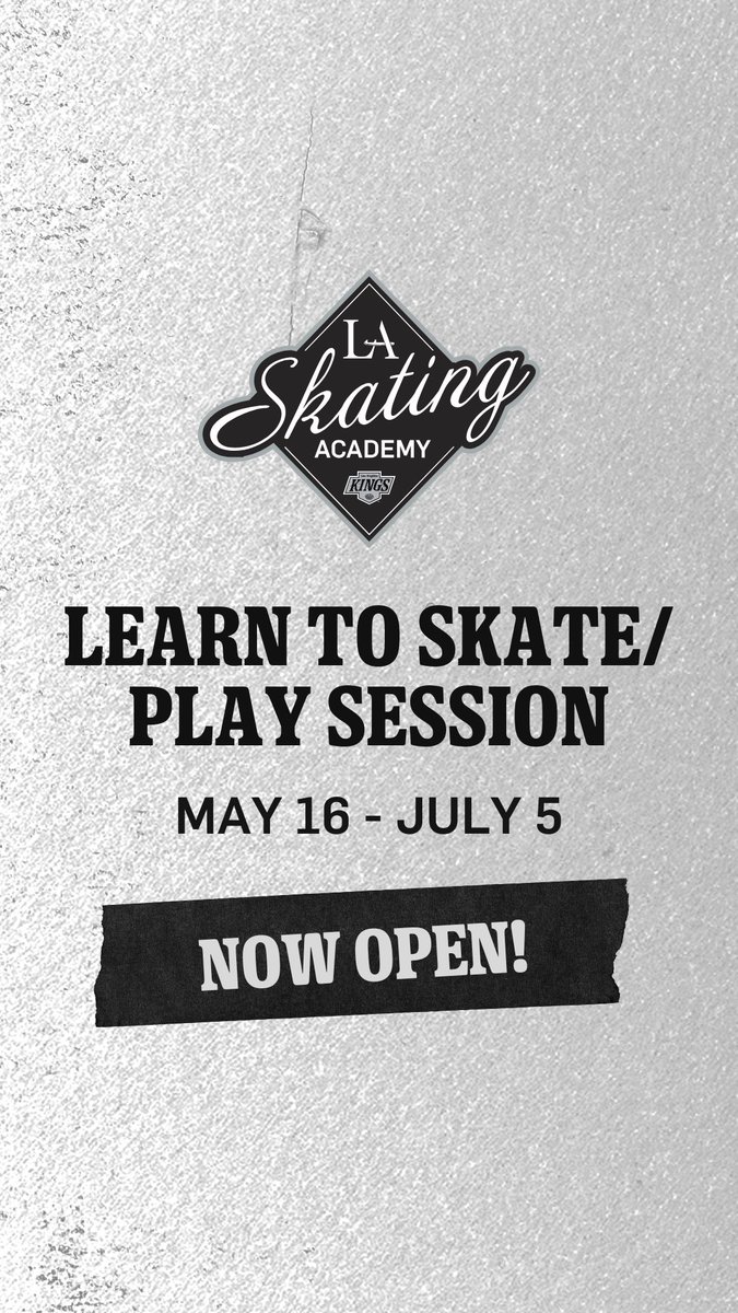 Every pro was once a beginner—let’s go, rookies! Learn To Skate this Spring/Summer session. 🏒🥅