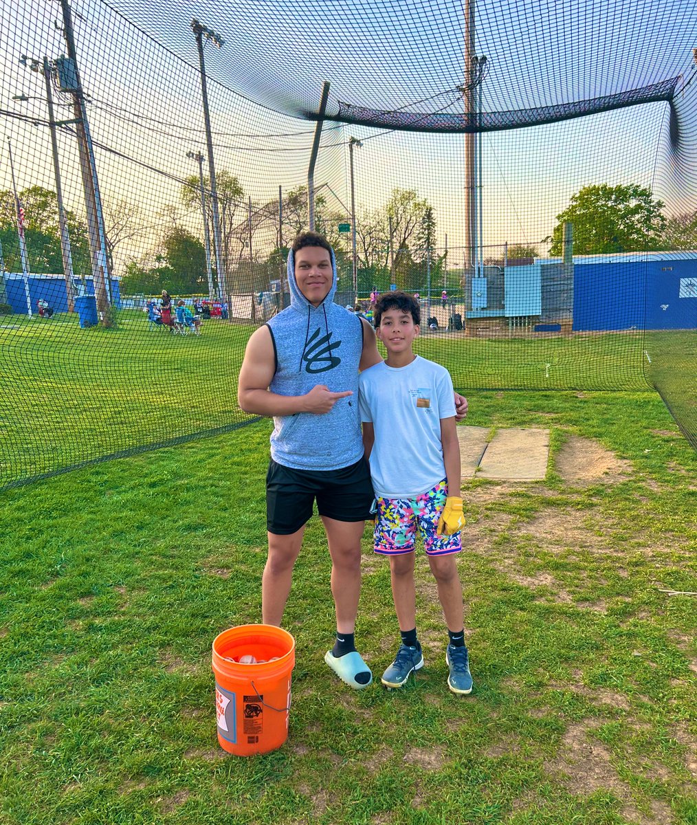 Always putting that ⚾️ work in <a href="/franklinjr__12/">Franklin Pichardo JR</a> &amp; #ClementeKID 💪🏽