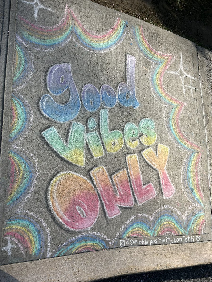 So many signs of spring are popping up at VRS! Students spotted a blooming tree and colorful chalk art was created to celebrate the season.