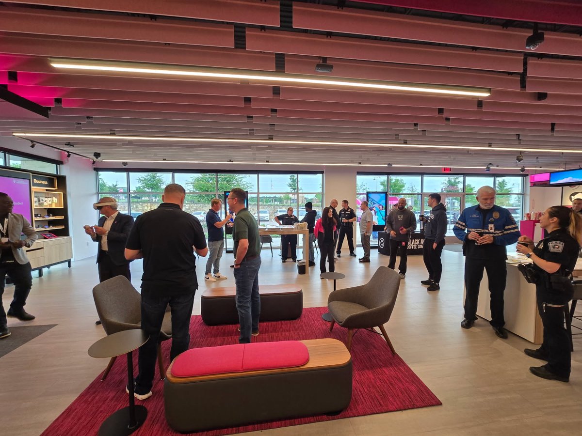 What a great way to connect with our community and keep earning their trust! Our <a href="/TMobile/">T-Mobile</a> Experience Store at Prosper, TX did a GREAT job hosting Coffee with Cops with <a href="/ProsperPD/">Prosper Police Dept</a> and the City of Prosper. We love helping our communities connect to what is important to them!