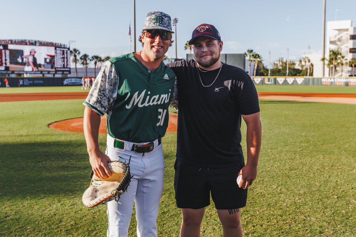 It was a privilege to share the field with the brave men and women of our nation’s armed forces for the playing of our national anthem.

Thank you to all military members for your service and sacrifice! 🇺🇸