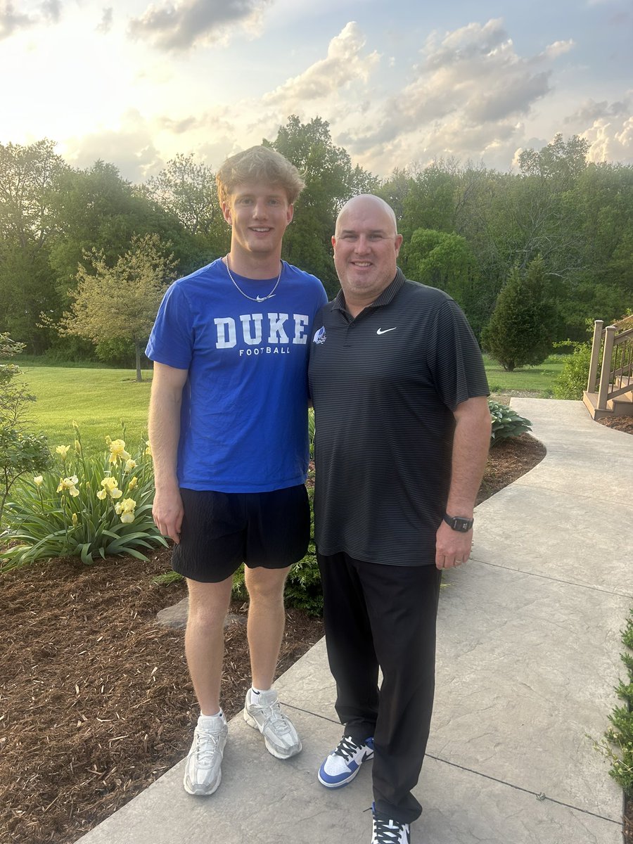 Tyler Ruxer (@tylerruxer) on Twitter photo Appreciate <a href="/Coach_JWatts/">Justin Watts</a> for coming to see me and the family , looking forward to getting back to Durham!
<a href="/coachbrewha/">Coach Jonathan Brewer</a> <a href="/CoachMaxNorton/">Max Norton</a> <a href="/Coach_MannyDiaz/">Manny Diaz</a> <a href="/coach_wilk12/">Todd Wilkerson</a> Appreciate <a href="/Coach_JWatts/">Justin Watts</a> for coming to see me and the family , looking forward to getting back to Durham!
<a href="/coachbrewha/">Coach Jonathan Brewer</a> <a href="/CoachMaxNorton/">Max Norton</a> <a href="/Coach_MannyDiaz/">Manny Diaz</a> <a href="/coach_wilk12/">Todd Wilkerson</a>